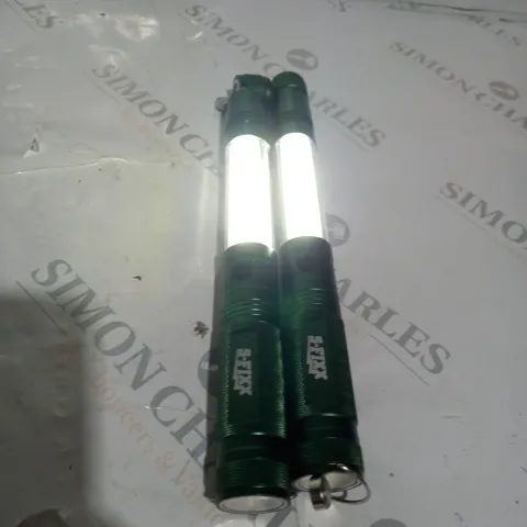 SFIXX SET OF 2 LED TORCHES IN DARK GREEN