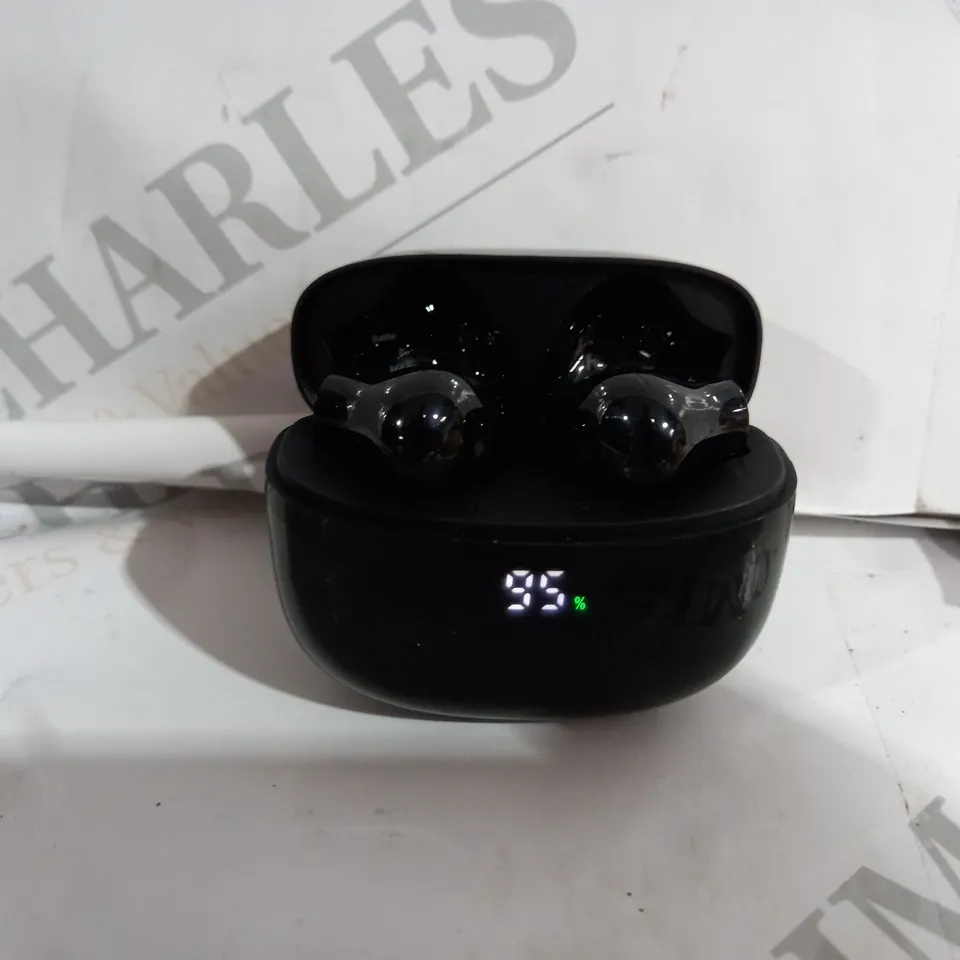 TRUE WIRELESS EARBUDS IN BLACK