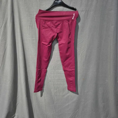 DFYNE WOMEN'S MAGENTA LEGGINGS β SIZE SMALL