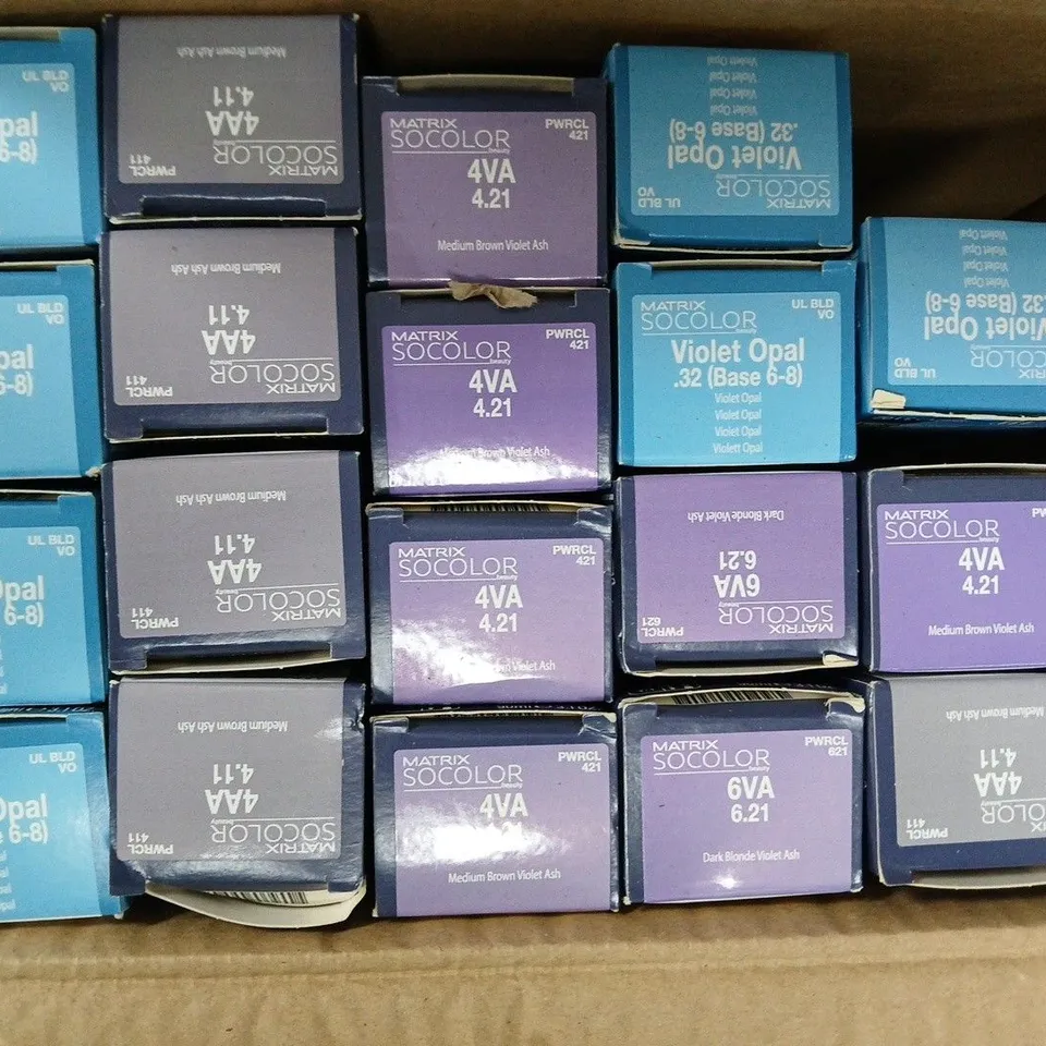 BOX OF APPROXIMATELY 20 ASSORTED MATRIX SO COLOUR BEAUTY PRODUCTS