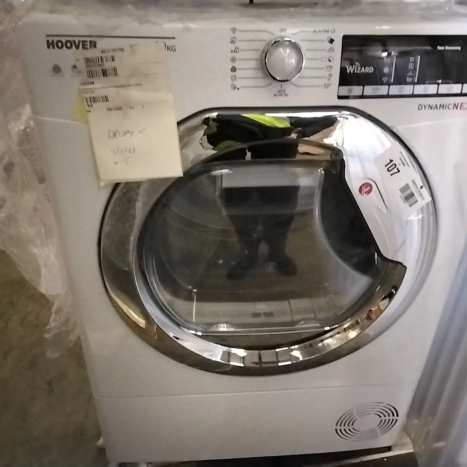 DESIGNER HOOVER DXOC10TCE FREESTANDING CONDENSER TUMBLE DRYER