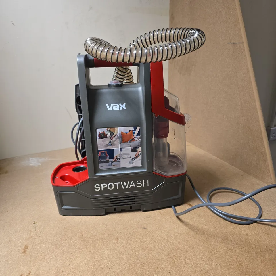 VAX SPOTWASH CARPET CLEANER - PORTABLE (GREY/RED)