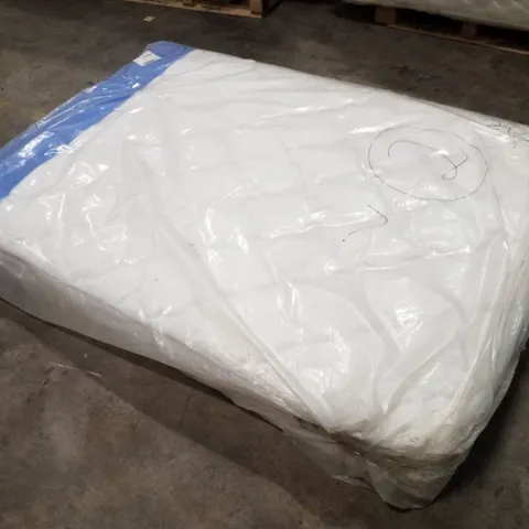 QUALITY BAGGED DOUBLE 135CM AIRSPRUNG LUXURY QUILTED MEDIUM MATTRESS