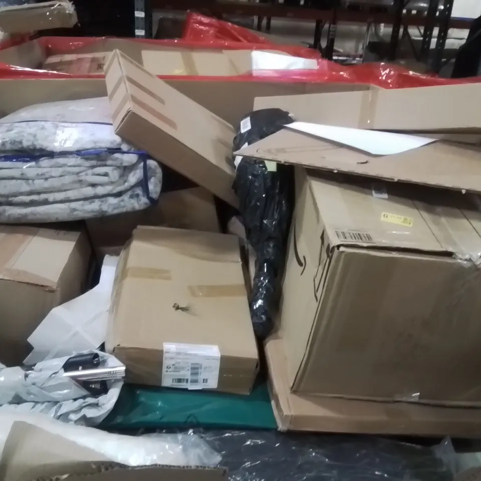 PALLET OF ASSORTED HOUSEHOLD GOODS AND PRODUCTS TO INCLUDE;PRESSURE WASHER,SLIMLINE HEATER,LED UNDER CABINET LIGHTING 