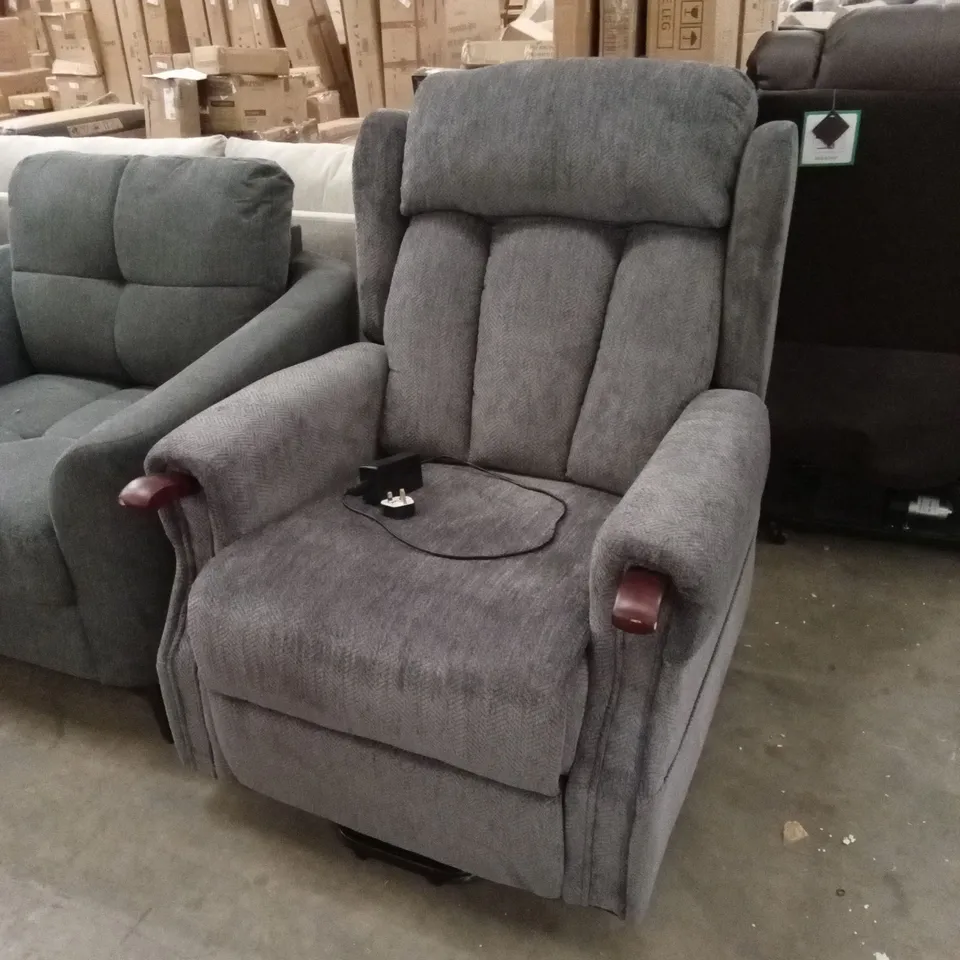 DESIGNER FABRIC POWER RECLINER CHAIR 