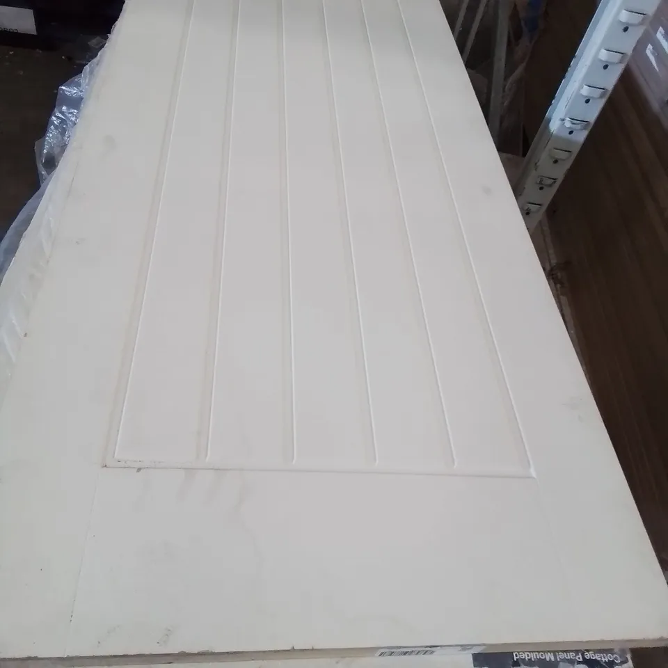 COTTAGE PANEL MOULDED WOODGRAIN EFFECT INTERNAL DOOR 1981 × 762 × 35mm