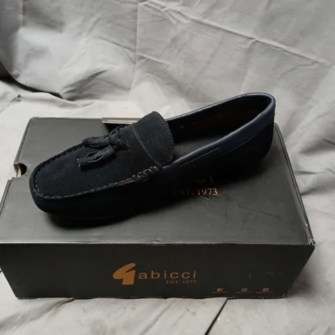 Gabicci Navy Suede Tassel Loafers – Men's UK 9