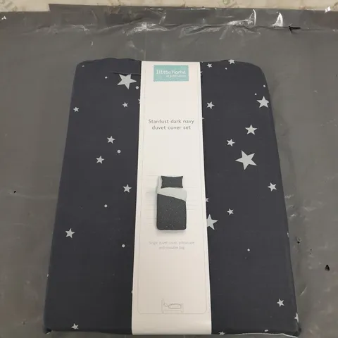 JOHN LEWIS STARDUST DARK NAVY SINGLE DUVET COVER SET 