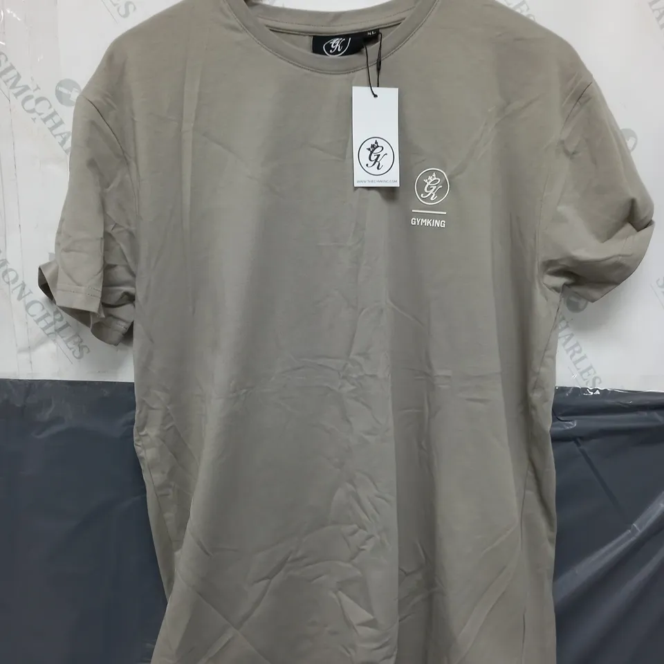 GYMKING AVENTUS TEE IN TAUPE - XL
