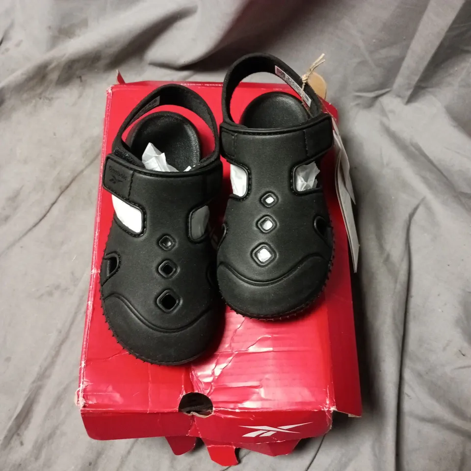 Reebok Sunkissed Infant Sandal – Black, UK 7.5 (US 8)