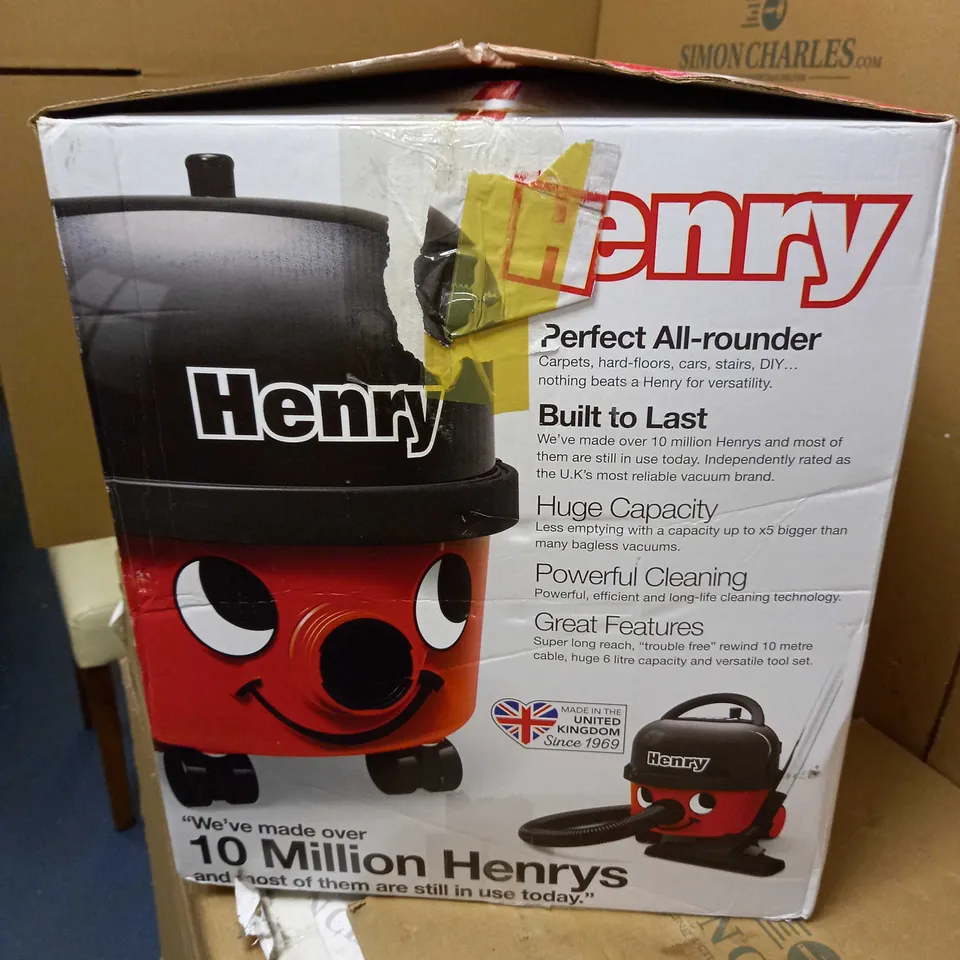 HENRY HOOVER CYLINDER VACUUM CLEANER