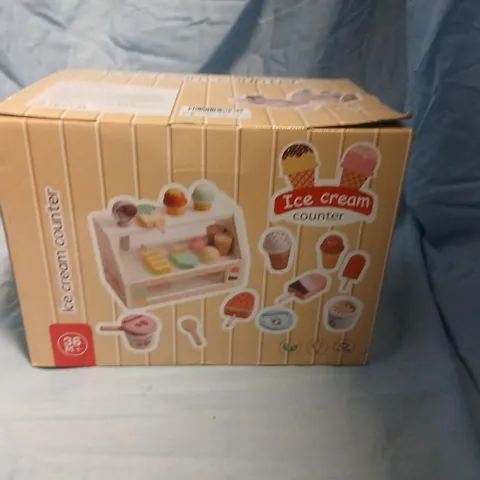 ICE CREAM COUNTER PLAYSET
