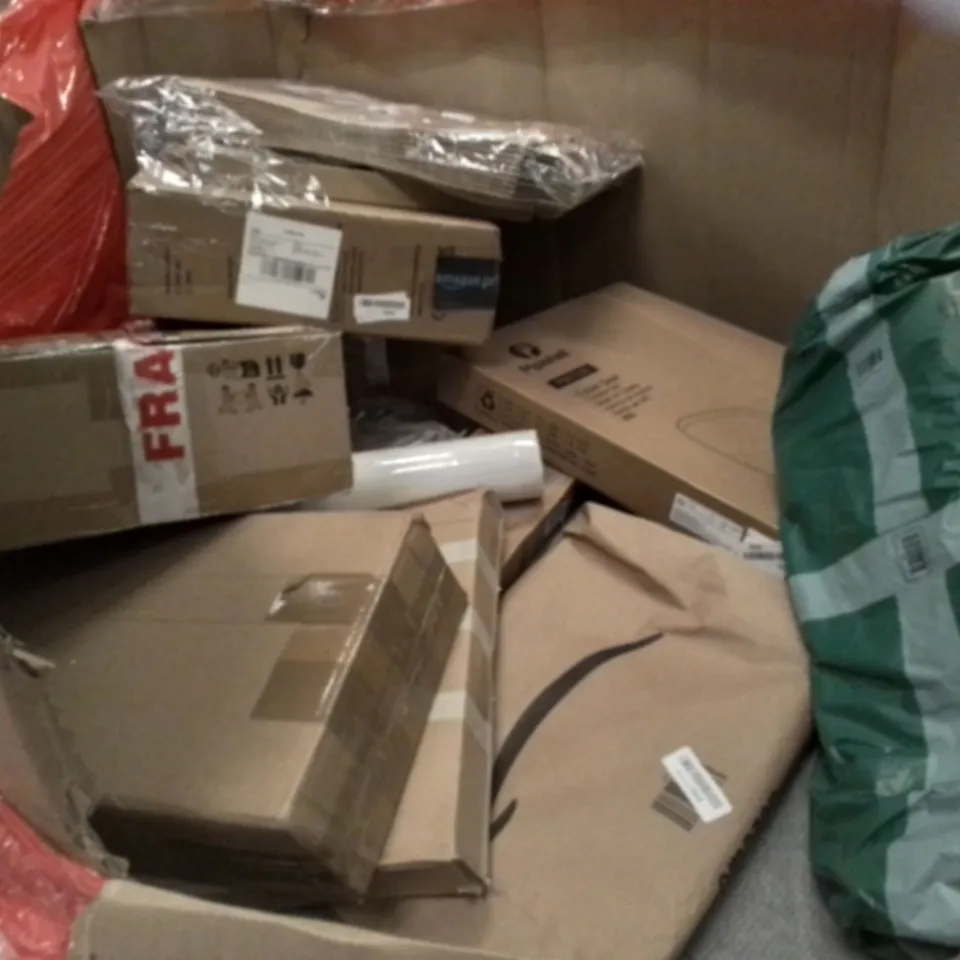 PALLET OF ASSORTED ITEMS INCLUDING CONVECTOR HEATER, MULTI-USE PRESSURE COOKER, TOILET SEAT, INSECT KILLER, RETRACTABLE SAFETY GATE 