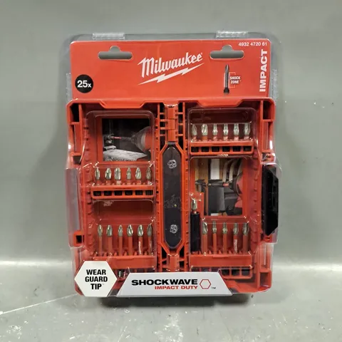 MILWAUKEE 25 PIECE SHOCKWAVE SCREWDRIVER BIT SET