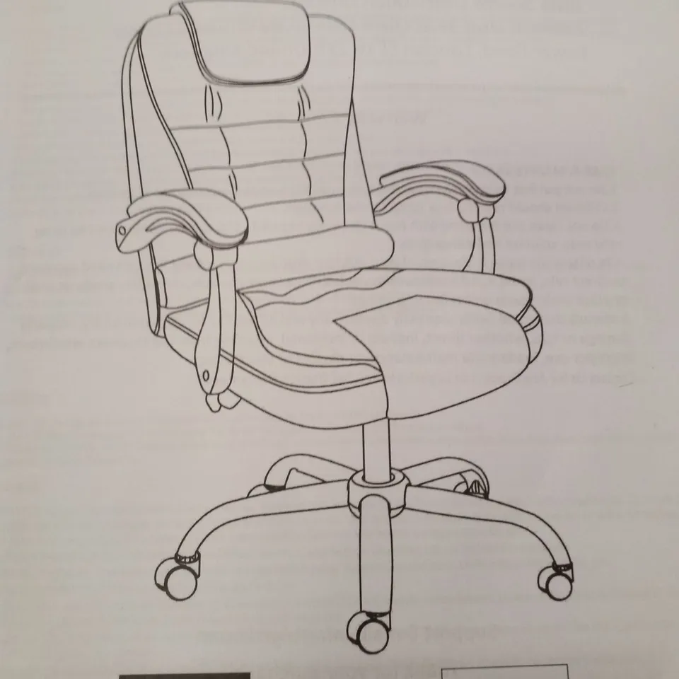 BOXED OFFICE CHAIR