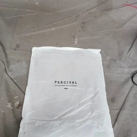 PERCIVAL PUPPYTOOTH KNITTED ESPRESSO POLO – MEN'S SHIRT SIZE M