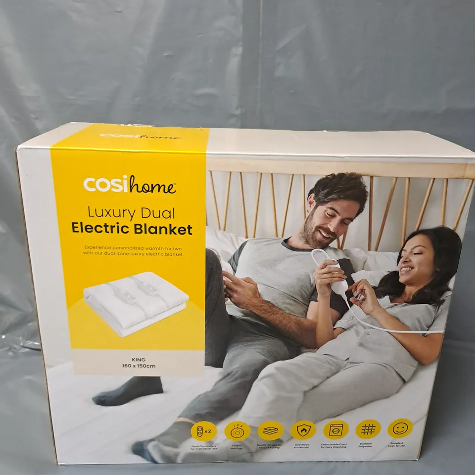 COSI HOME LUXURY DUAL ELECTRIC BLANKET - KING SIZE