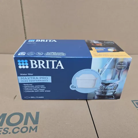 BOXED BRITA MAXTRA PRO WATER FILTERS (6 PACK)