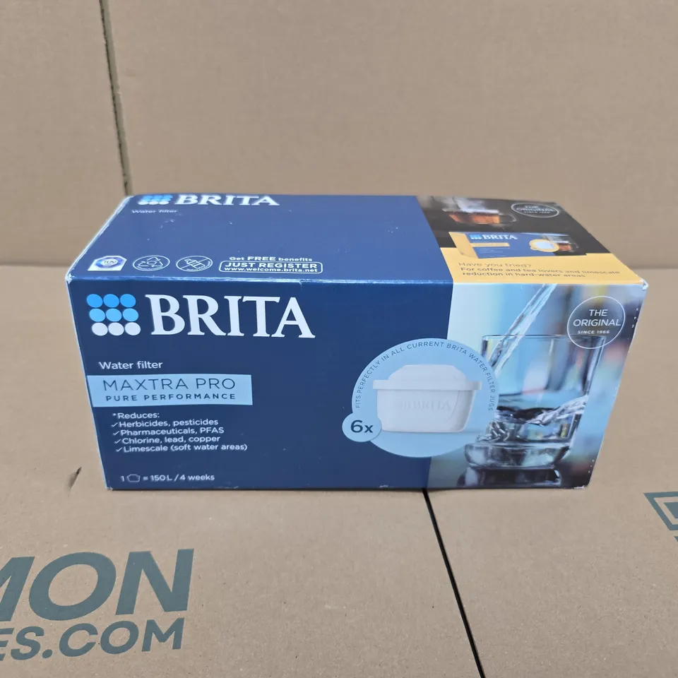 BOXED BRITA MAXTRA PRO WATER FILTERS (6 PACK)