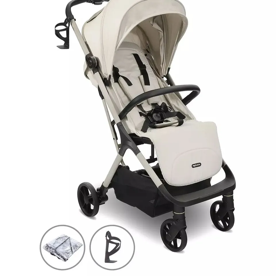 MY BABIIE MBX7 IVORY COMPACT STROLLER