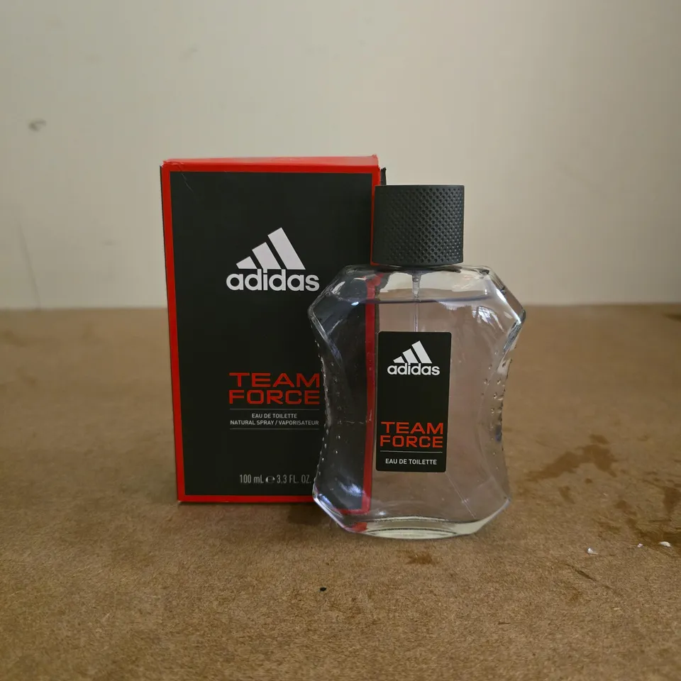 BOXED ADIDAS TEAM FORCE 100ML EAU DE TOILETTE