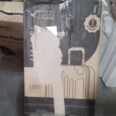 BOXED LUGG - 40CM SKYWANDER SUITCASE BLUE AND BROWN