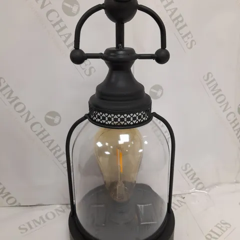 BOXED HANGING LANTERN WITH BULB