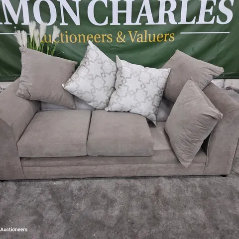 DESIGNER ARABELLA 2 SEATER SOFA WITH SCATTER CUSHIONS FASN FABRIC