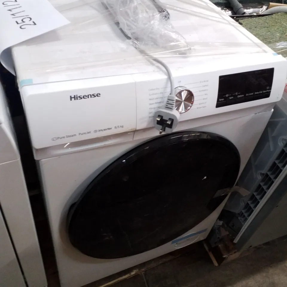 HISENSE 60CM FREESTANDING 8 KG FRONT LOAD WASHER - UNPROCESSED RAW RETURN