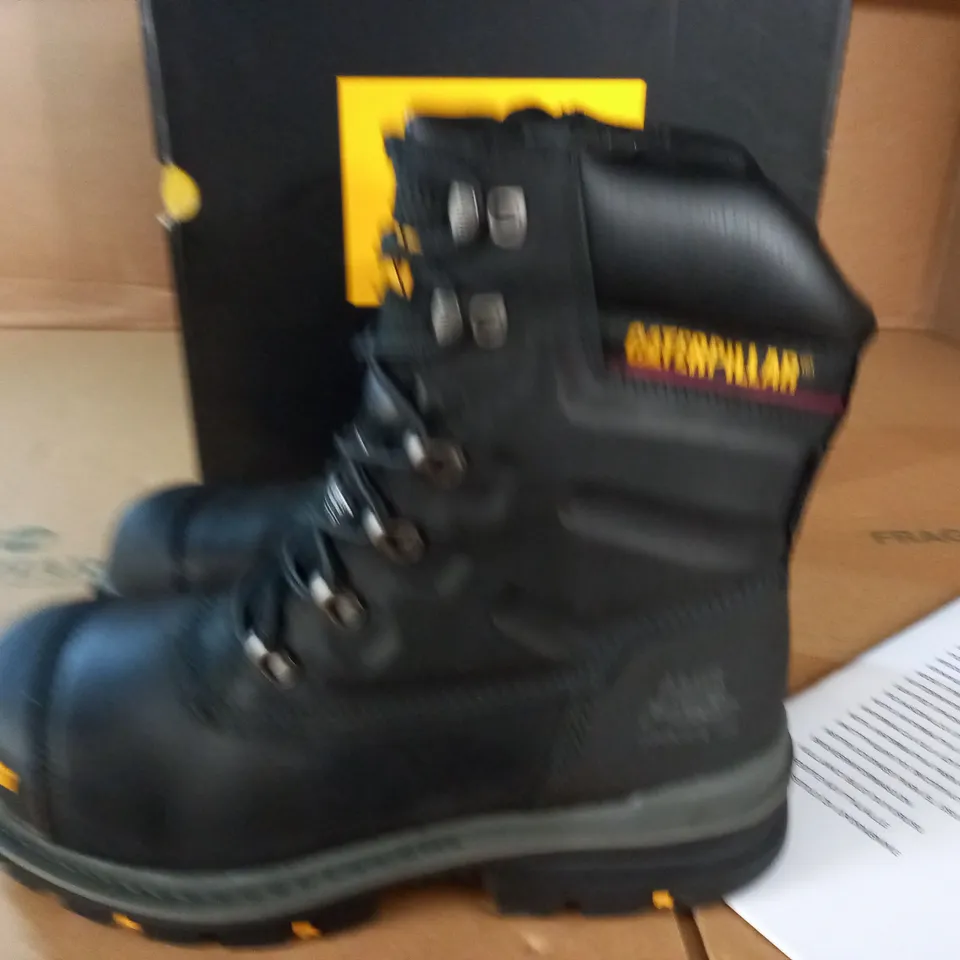 PAIR OF CAT PREMIER 8" WR TX BOOTS - UK 7