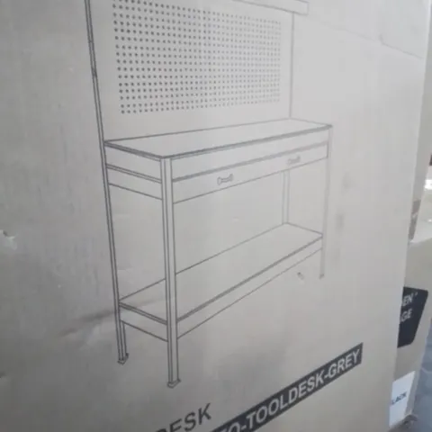 BOXED NEO GREY WORKBENCH HEAVY-DUTY STEEL PEGBOARD DRAWER (1 BOX)