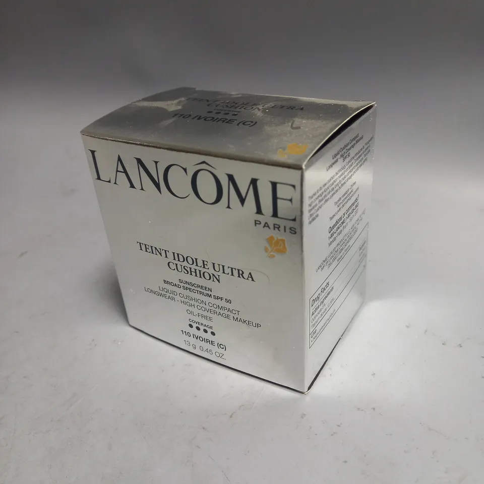 BOXED LANCOME LIQUID CUSHION COMPACT IN 110-IVOIRE 13G