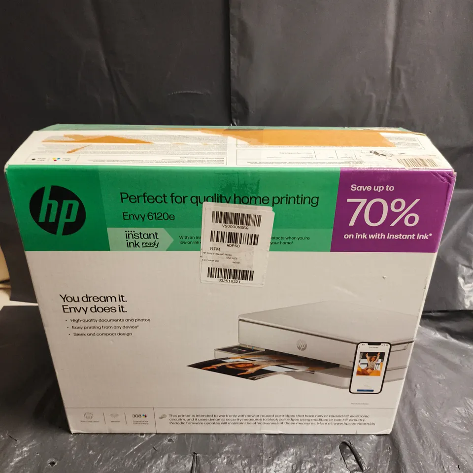 HP ENVY 6120E ALL-IN-ONE PRINTER – BOXED