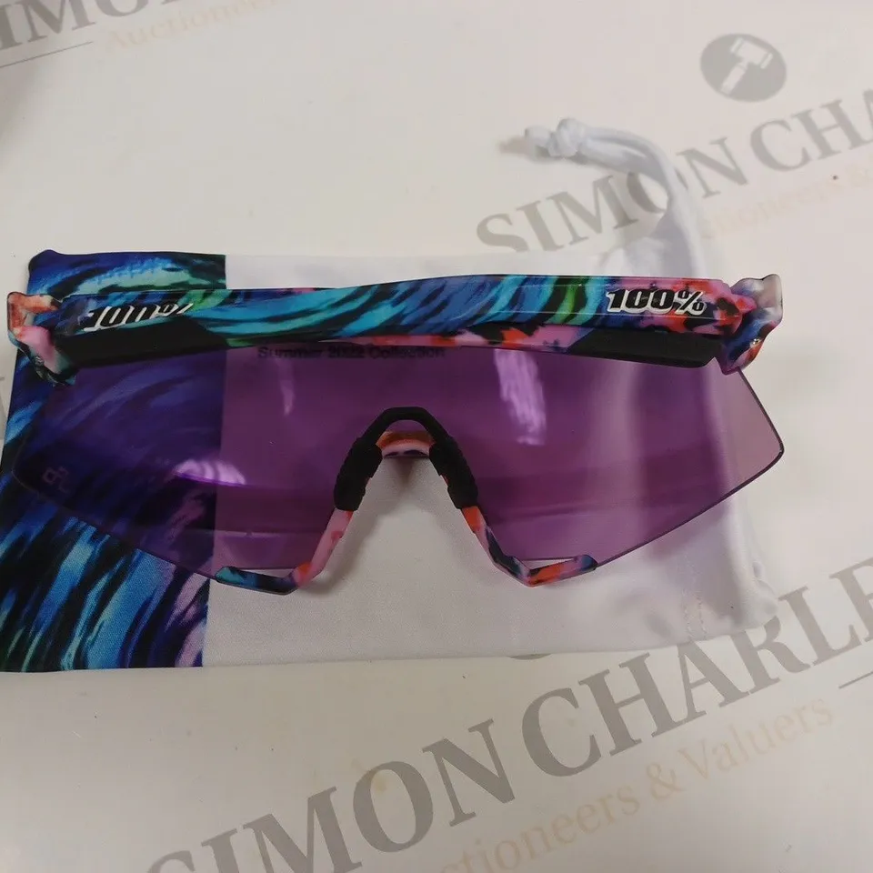 PAIR OF SUNGLASSES IN CASE - PINK MULTI