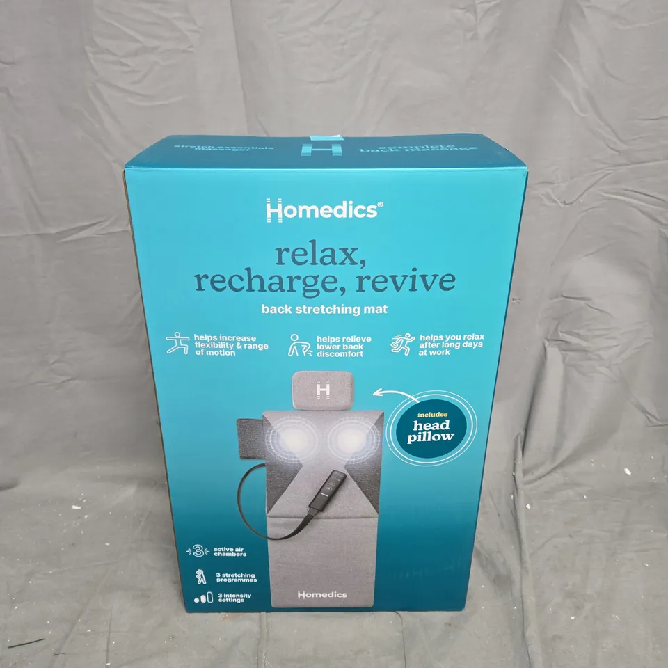 BOXED HOMEDICS BACK STRETCHING MAT