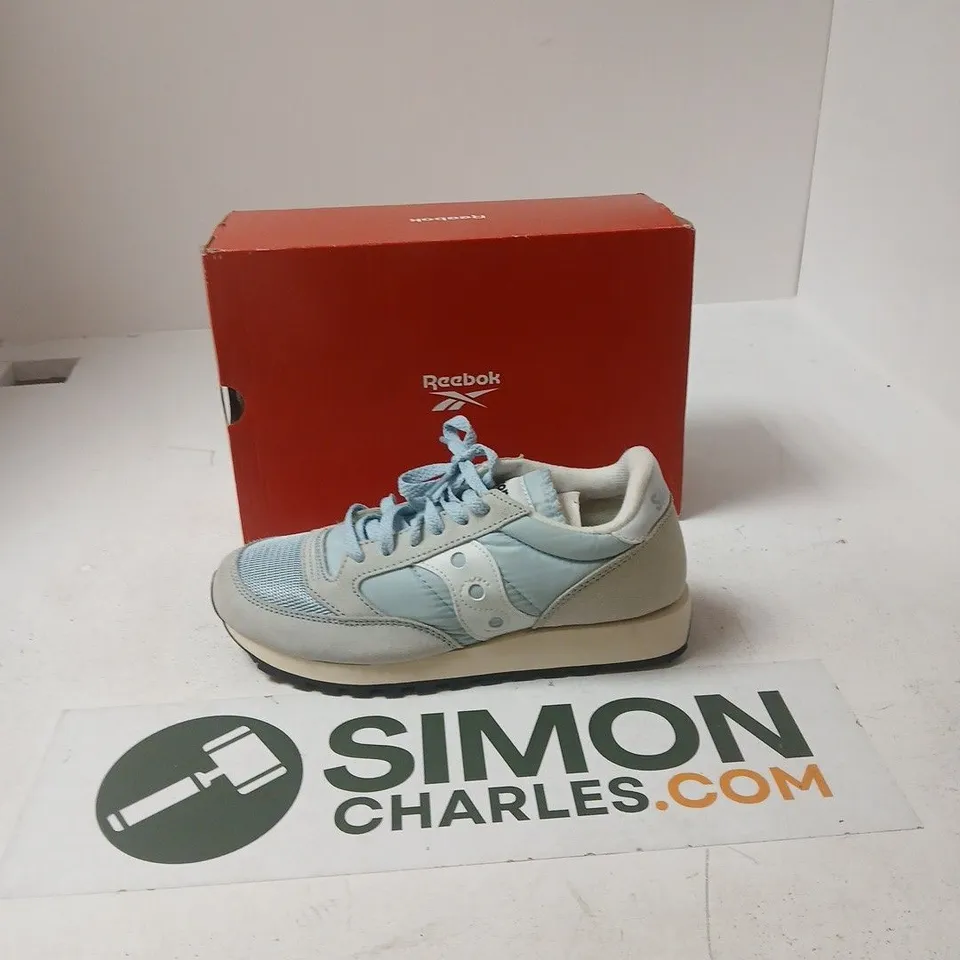 REEBOK CLASSIC AZ WOMEN’S RUNNING SHOES – UK 5 (US 7.5) – LIGHT BLUE/GREY