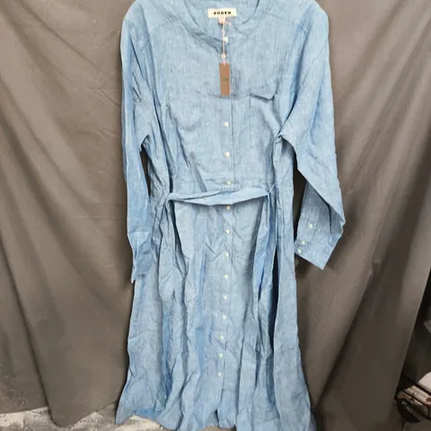 BODEN WOMEN'S DENIM SHIRT DRESS – CHAMBRAY, UK 22R