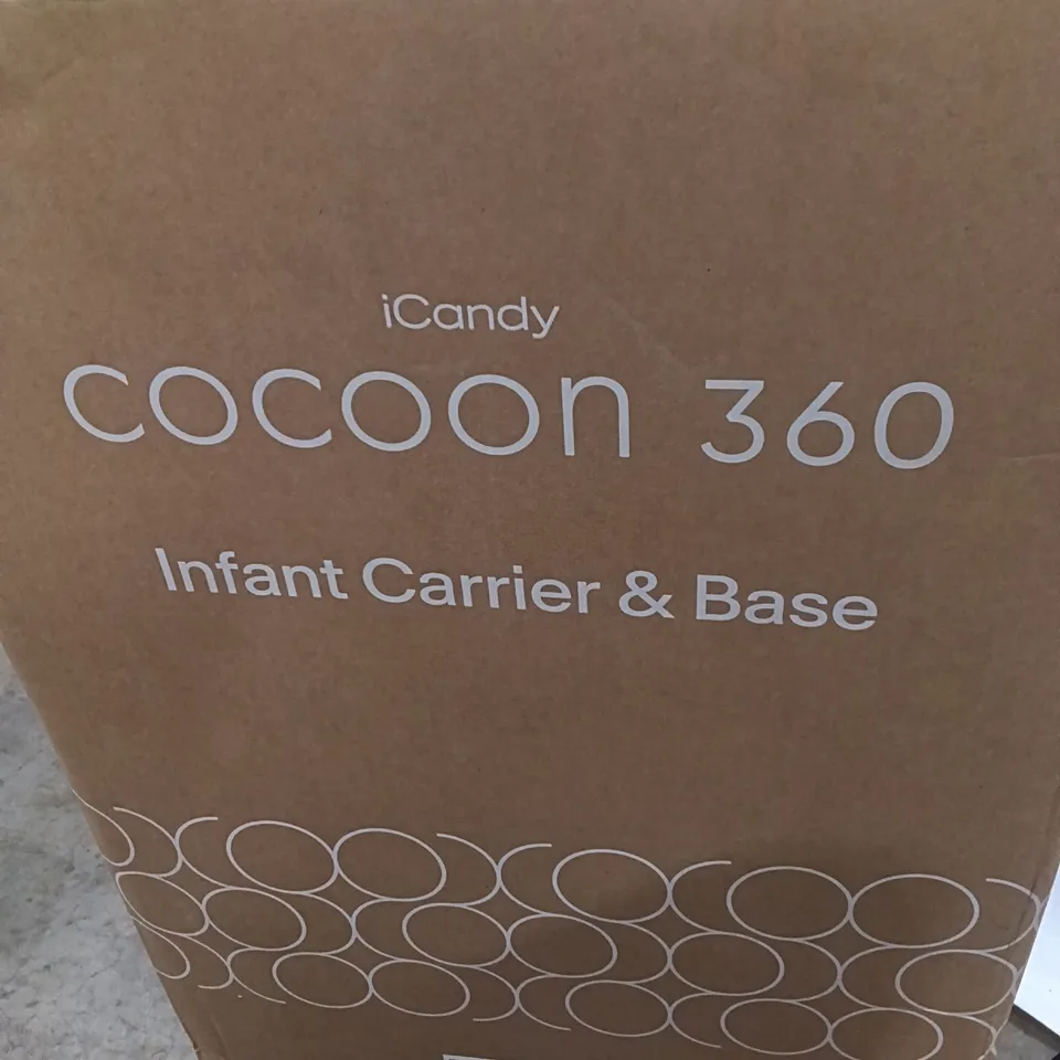 BOXED ICANDY COCOON 360 INFANT CARRIER & BASE