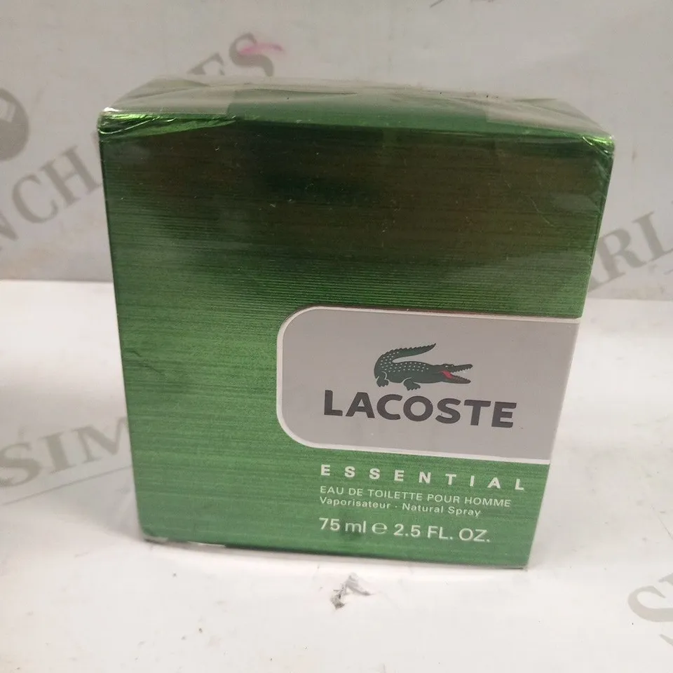 BOXED LACOSTE ESSENTIAL EAU DE TOILETTE 75ML 