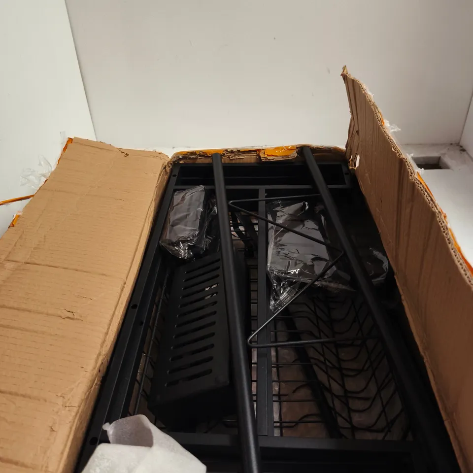 TELESCOPIC DRAINAGE FRAME BLACK WITH INSTRUCTIONS