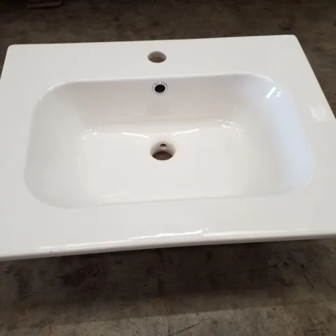 PALLET OF 19 VELDEAU WELLAND CERAMIC VANITY BASIN - 610×460×160MM