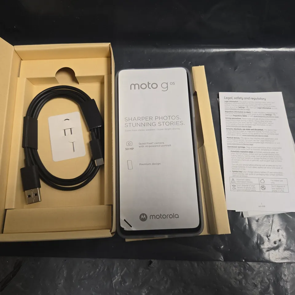 BOXED MOTOROLA MOTO G 05 4+64GB IN DENIM BLUE - MC43C