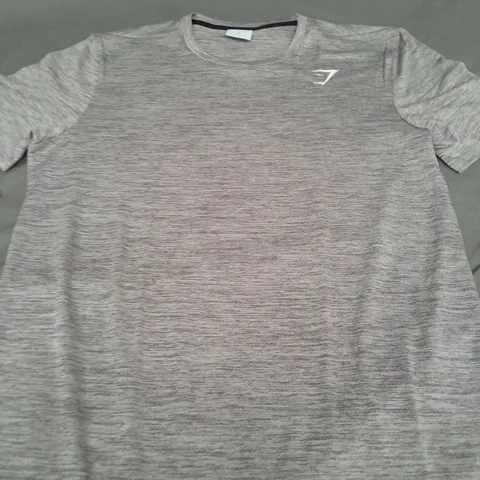 GYMSHARK ARRIVAL MARL T-SHIRT SIZE L 