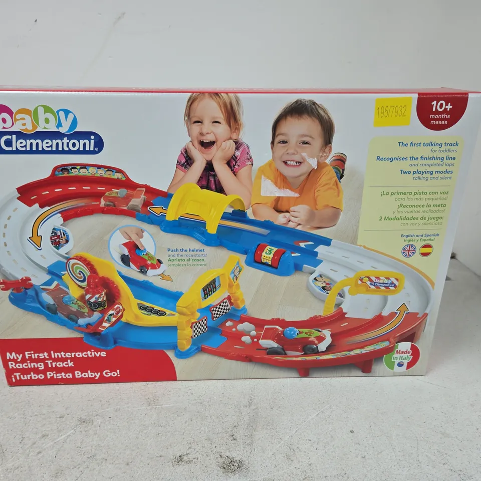 CLEMENTONI BABY MY FIRST INTERACTIVE RACING TRACK