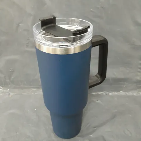 BOXED INSULATED STEEL TUMBLER WITH STRAW - 1.2L