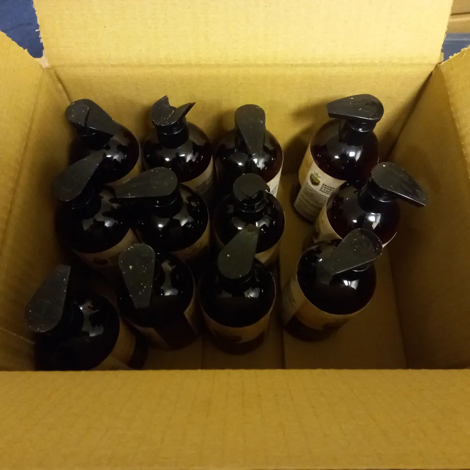 BOXED LOT OF 12 BE MY BEARD BEARD CONDITIONER AND FACE MOISTURISER 300ML