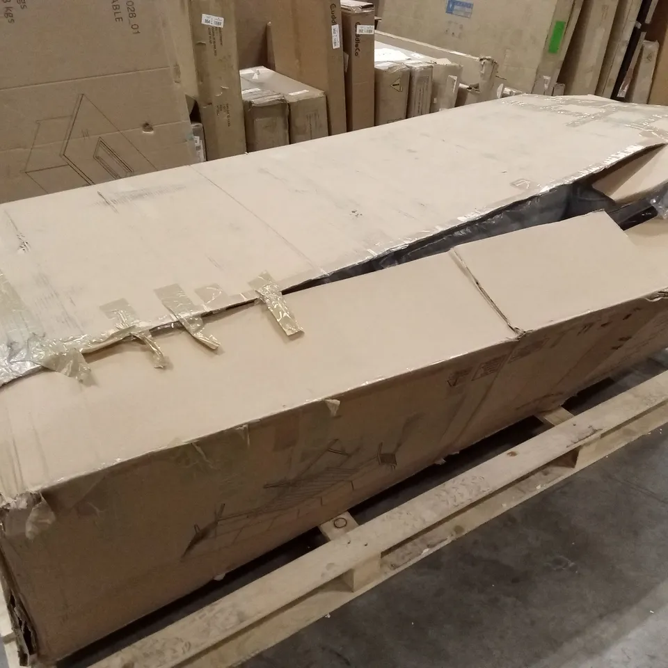 BOXED OUTDOOR GARDEN SOFA SET // INCOMPLETE, BOX 1 OF 2 ONLY (1 BOX)