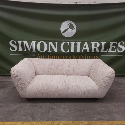 QUALITY DESIGNER ROCHE 3 SEATER OMBRA SAND FABRIC