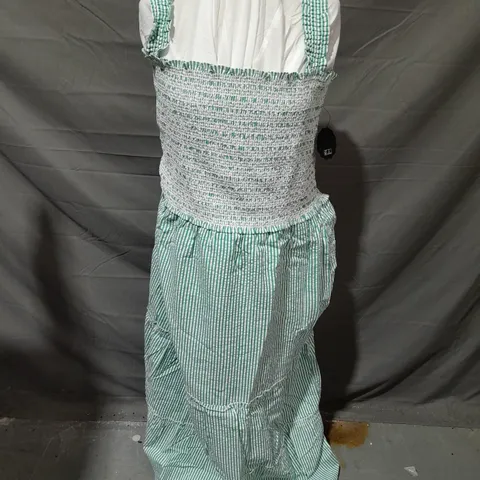 JOANIE ERICA DRESS IN PEPPER GREEN - UK 16