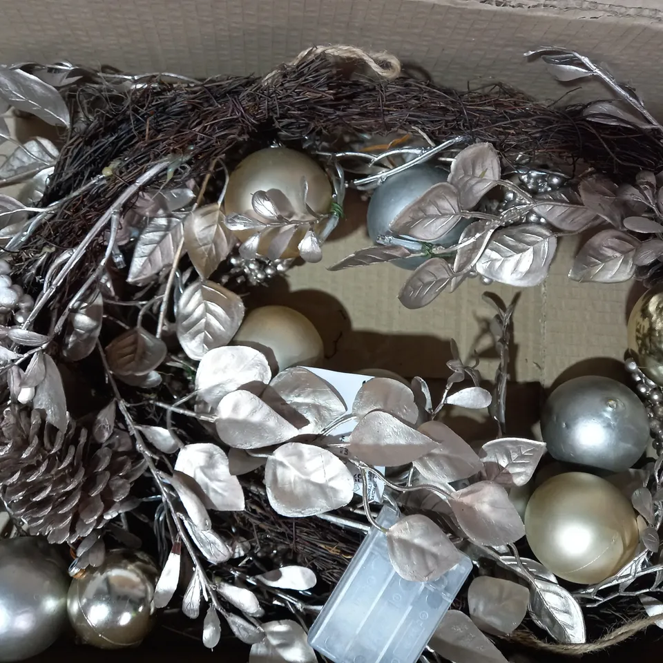 6FT CHAMPAGNE GOLD PRE LIT GARLAND RRP £39.99